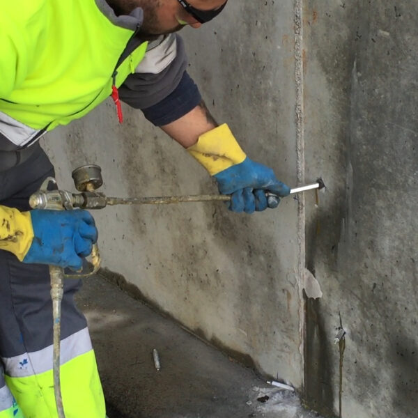 inyecciones de resina estructura