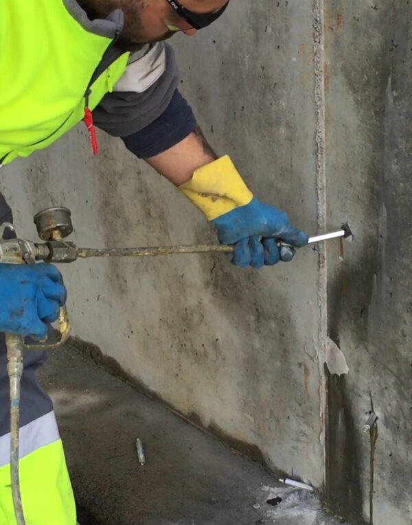 inyecciones de resina estructura